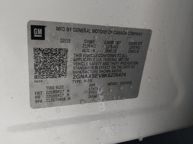 Photo of 2019 Summit White Chevrolet Equinox