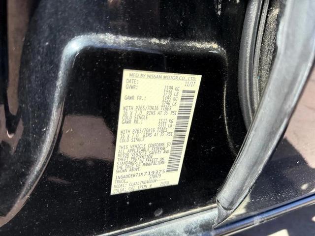 Photo of 2018 Magnetic Black Nissan Frontier