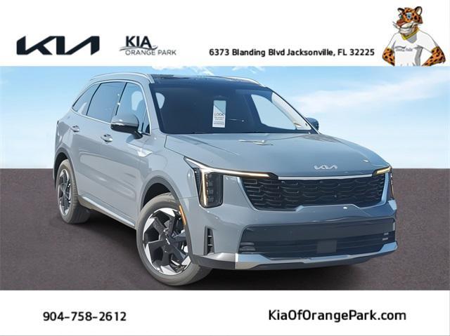 Photo of 2025 Cityscape Green Kia Sorento Hybrid