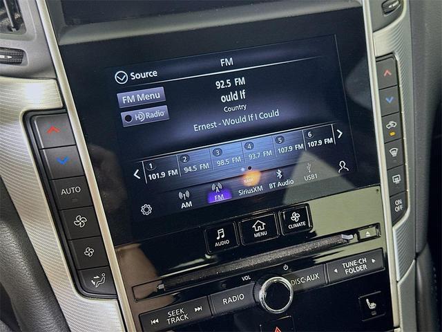 Photo of 2021 Black Obsidian INFINITI Q50