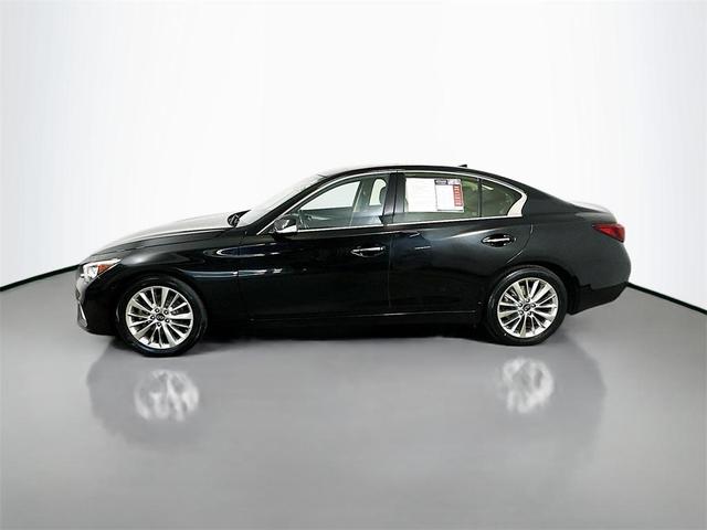 Photo of 2021 Black Obsidian INFINITI Q50