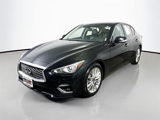 Photo of 2021 Black Obsidian INFINITI Q50