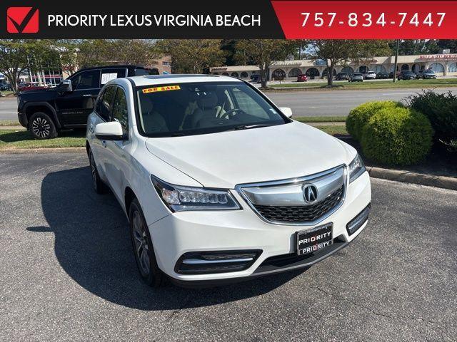 Photo of 2016 White Diamond Pearl Acura MDX