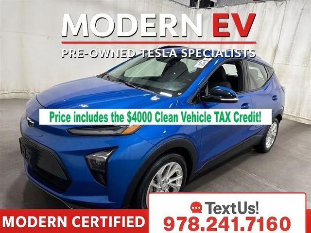 Photo of 2023 Bright Blue Metallic Chevrolet Bolt EUV