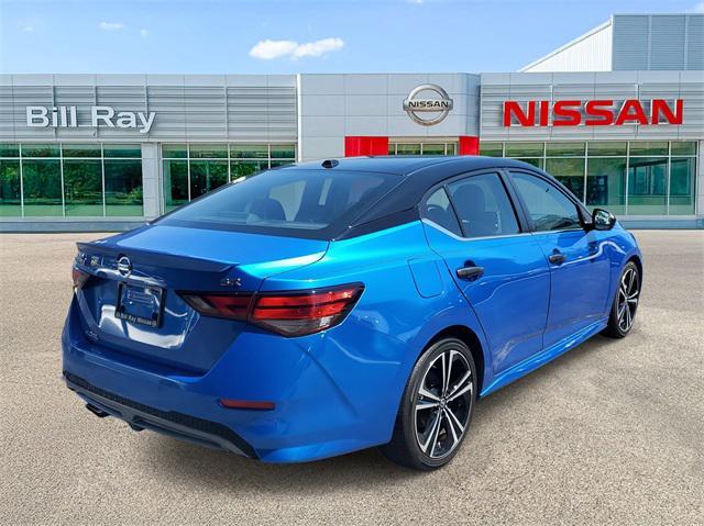 Photo of 2023 Electric Blue Metallic/Super Black Nissan Sentra