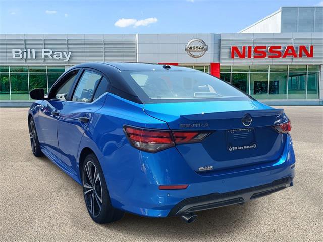 Photo of 2023 Electric Blue Metallic/Super Black Nissan Sentra