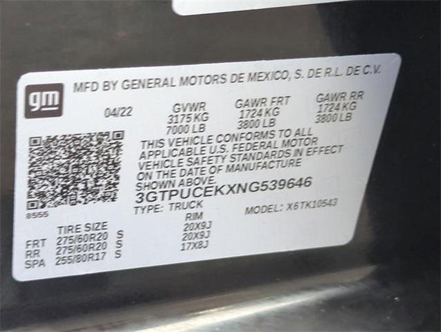 Photo of 2022 Onyx Black GMC Sierra 1500