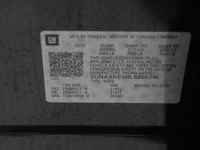 Photo of 2020 Nightfall Gray Metallic Chevrolet Equinox