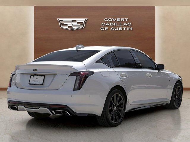 Photo of 2025 Crystal White Tricoat Cadillac CT5