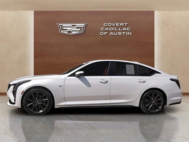 Photo of 2025 Crystal White Tricoat Cadillac CT5