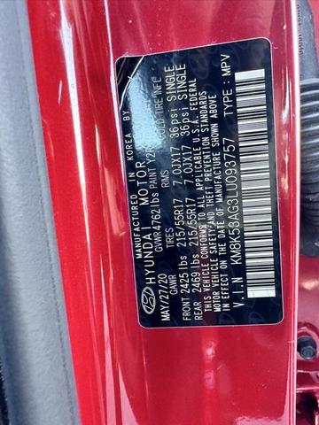 Photo of 2020 Pulse Red Hyundai KONA EV