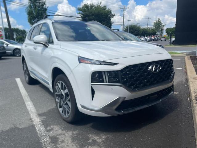 Photo of 2023 Serenity White Pearl Hyundai SANTA FE