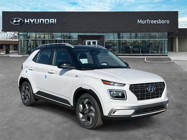 Photo of 2025 Lunar White w/Black Roof Hyundai VENUE