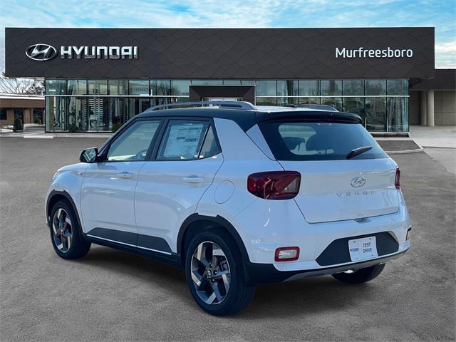 Photo of 2025 Lunar White w/Black Roof Hyundai VENUE