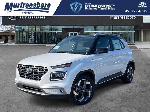 Photo of 2025 Lunar White w/Black Roof Hyundai VENUE