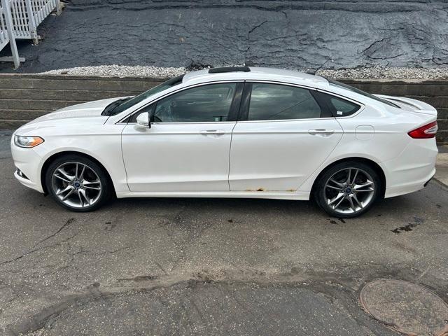 Photo of 2014 White Platinum Tri-Coat Metallic Ford Fusion