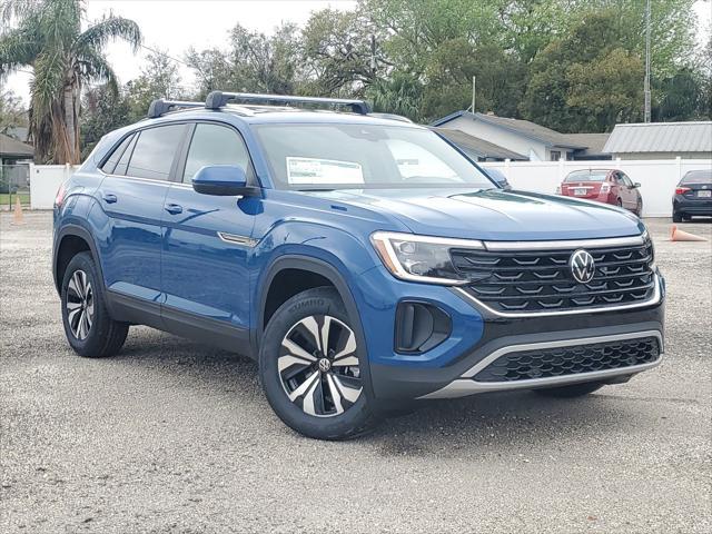 Photo of 2025 Mountain Lake Blue Metallic Volkswagen Atlas Cross Sport