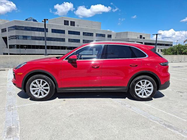 Photo of 2022 Carmine Red Porsche Cayenne