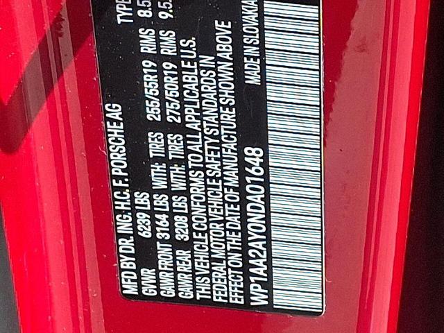 Photo of 2022 Carmine Red Porsche Cayenne