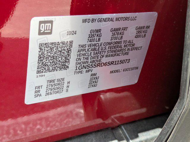 Photo of 2025 Radiant Red Tintcoat Chevrolet Tahoe
