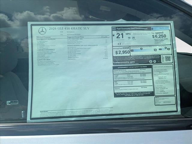 Photo of 2026 Cirrus Silver Metallic Mercedes-Benz GLE 450