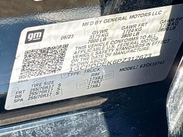 Photo of 2023 Black Chevrolet Silverado 1500
