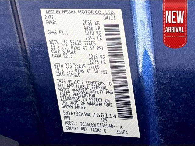 Photo of 2021 Caspian Blue Metallic Nissan Rogue
