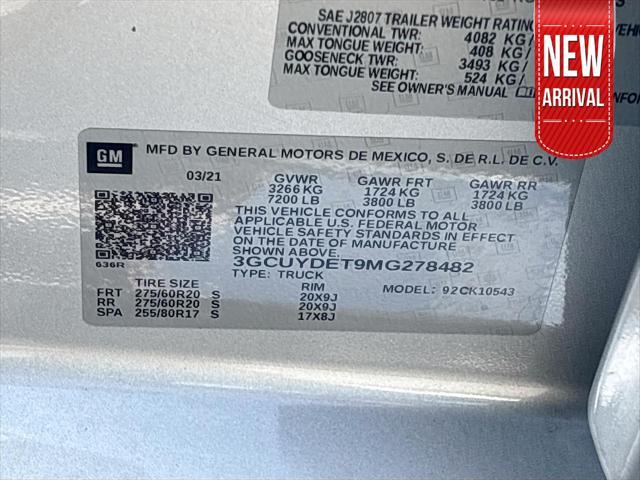 Photo of 2021 Silver Ice Metallic Chevrolet Silverado 1500