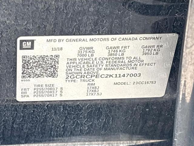 Photo of 2019 Black Chevrolet Silverado 1500