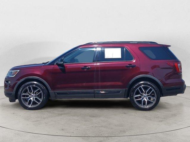 Photo of 2019 Burgundy Ford Explorer