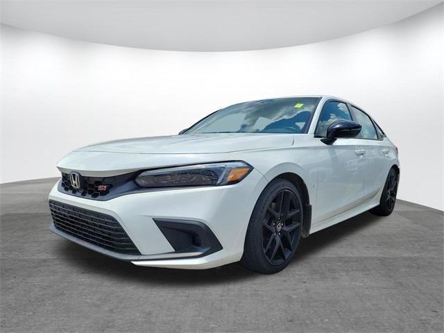 Photo of 2023 Platinum White Pearl Honda Civic Si