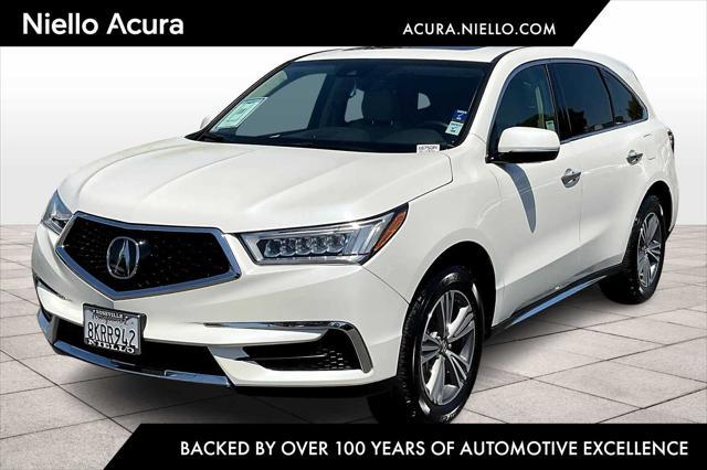 Photo of 2019 White Diamond Pearl Acura MDX