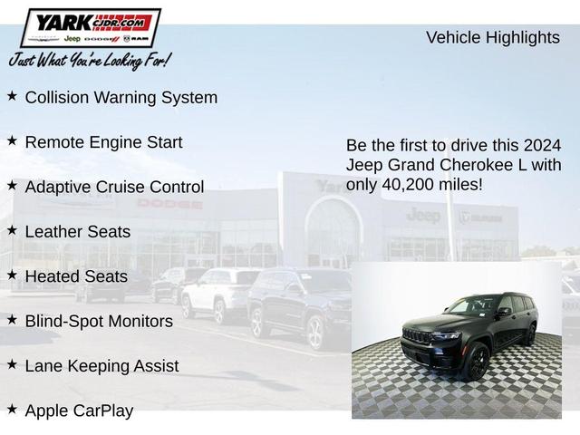Photo of 2024 Black Jeep Grand Cherokee L