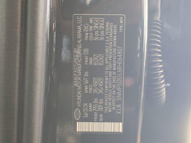 Photo of 2024 Phantom Black Hyundai SANTA FE