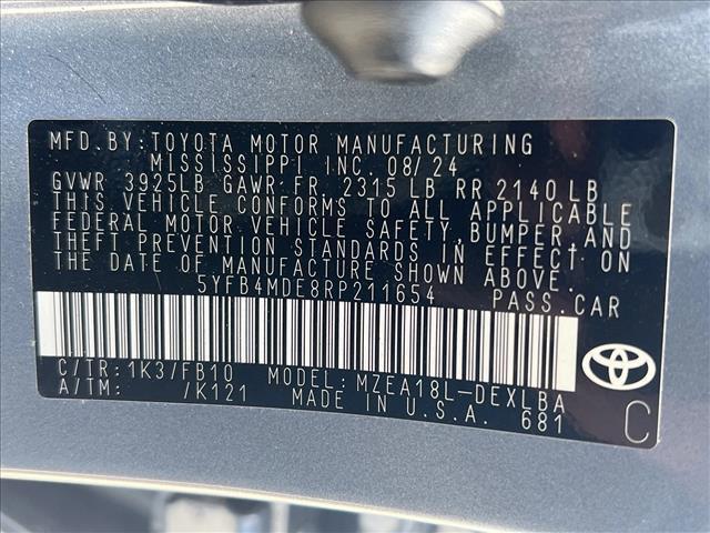 Photo of 2024 Celestite Toyota Corolla