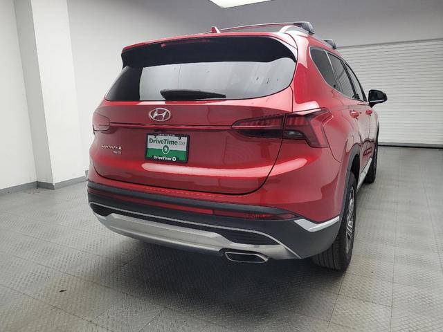 Photo of 2022 Calypso Red Hyundai SANTA FE