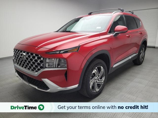 Photo of 2022 Calypso Red Hyundai SANTA FE