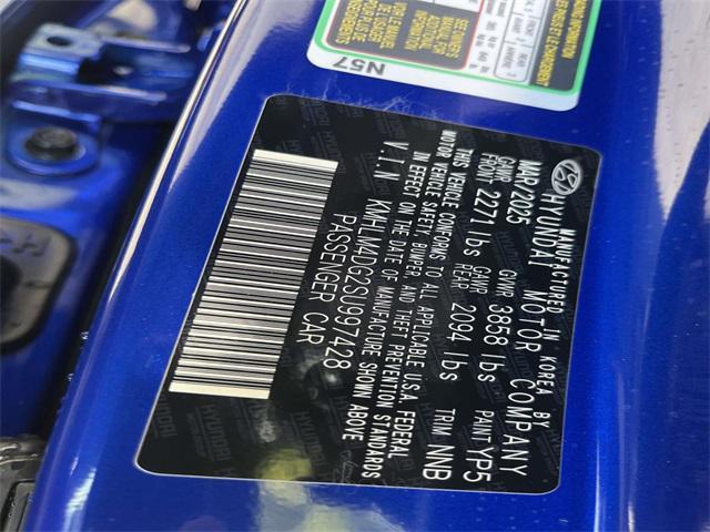 Photo of 2025 Intense Blue Hyundai ELANTRA