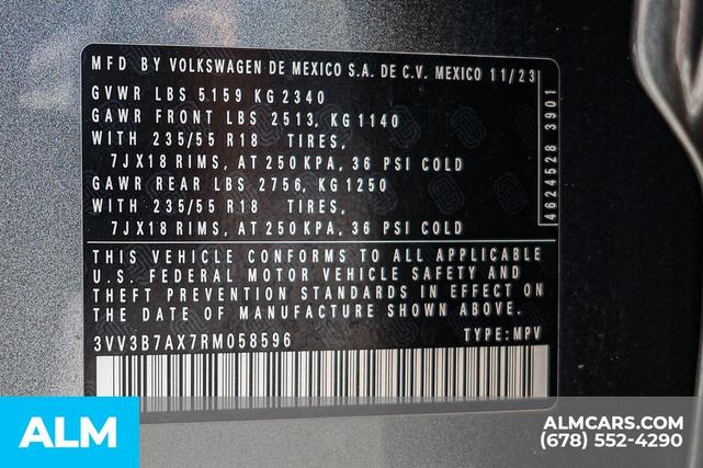 Photo of 2024 Gray Volkswagen Tiguan