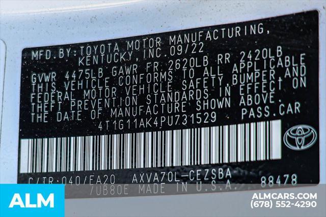 Photo of 2023 Ice Toyota Camry