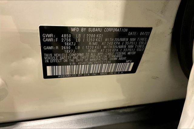 Photo of 2022 Crystal White Pearl Subaru Outback