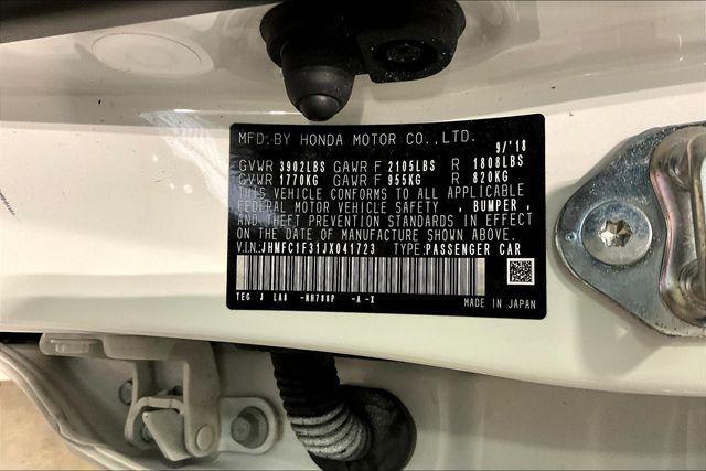 Photo of 2018 White Orchid Pearl Honda Civic