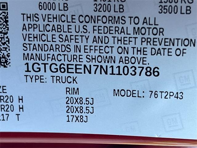 Photo of 2022 Cayenne Red Tintcoat GMC Canyon