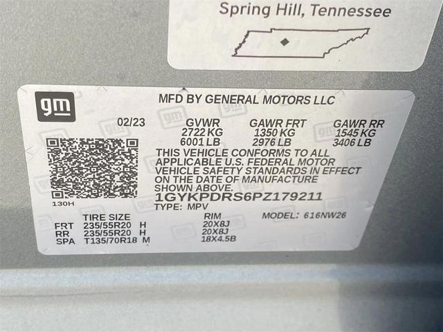 Photo of 2023 Argent Silver Metallic Cadillac XT6