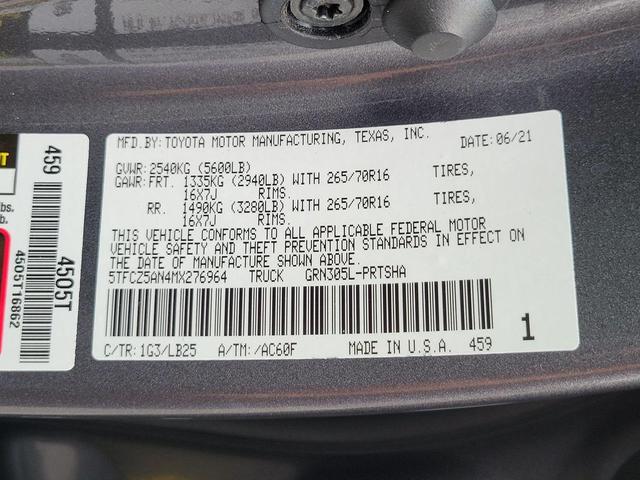 Photo of 2021 Gray Toyota Tacoma