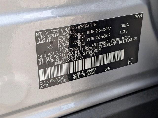Photo of 2025 Silver Sky Metallic Toyota RAV4 Hybrid