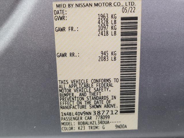 Photo of 2022 Brilliant Silver Metallic Nissan Altima