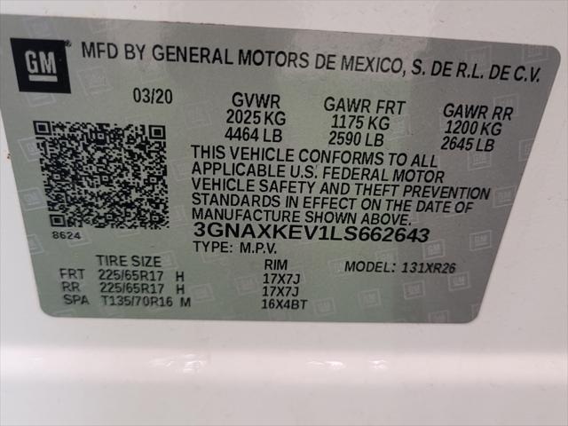 Photo of 2020 White Chevrolet Equinox