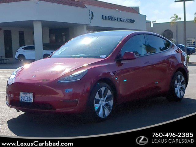 Photo of 2021 Red Multi-Coat Tesla Model Y
