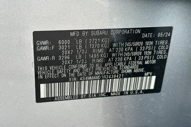Photo of 2024 Ice Silver Metallic Subaru Ascent
